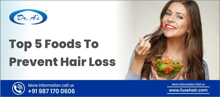 top 5 foods to prevent hair loss
