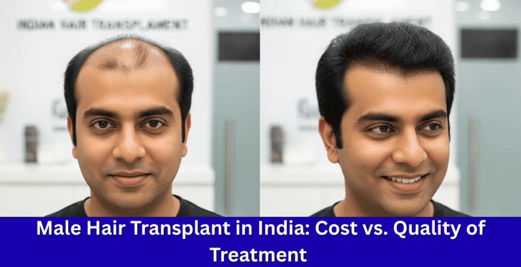 male hair transplant cost in india