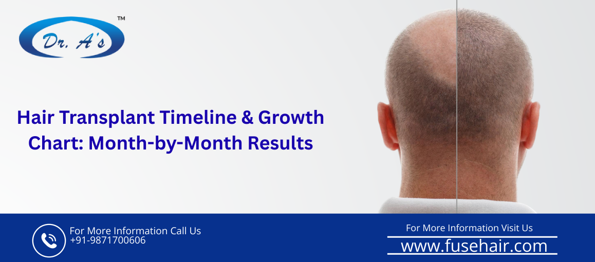 hair transplant growth chart