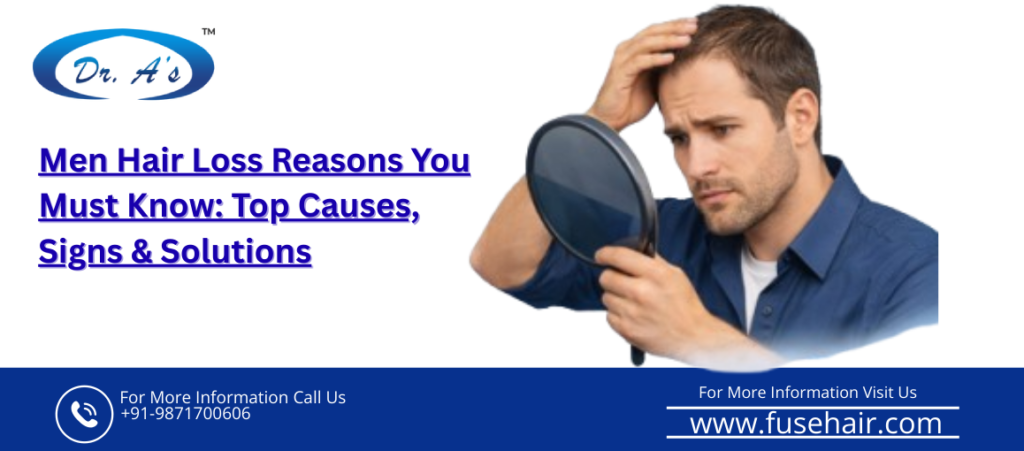 men hair loss reasons