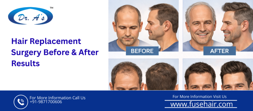 hair replacement surgery before after