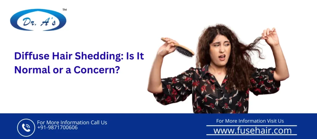 Diffuse hair shedding