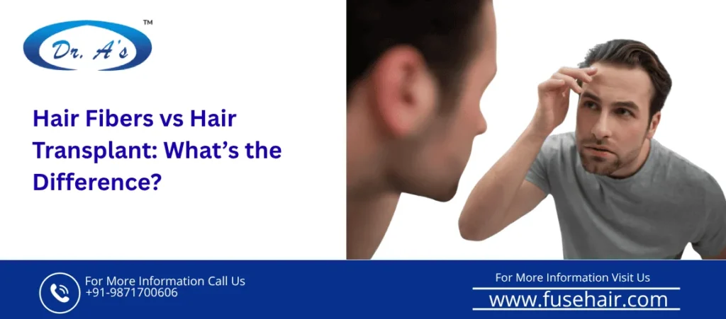 Hair Fibers vs Hair Transplant