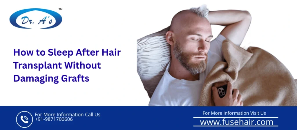 how to sleep after hair transplant without damaging graft