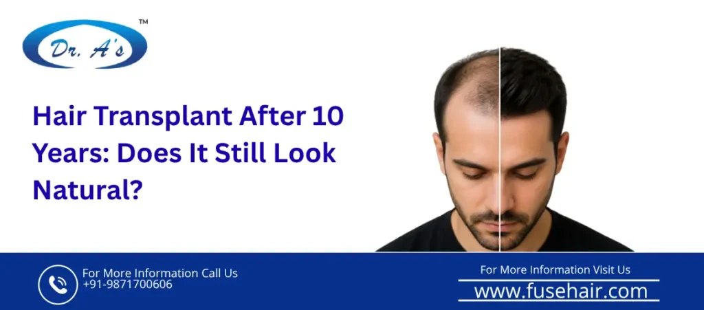 hair transplant after 10 years