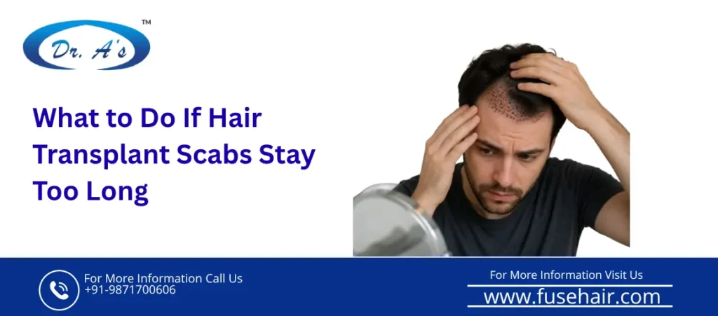 scabs after hair transplant