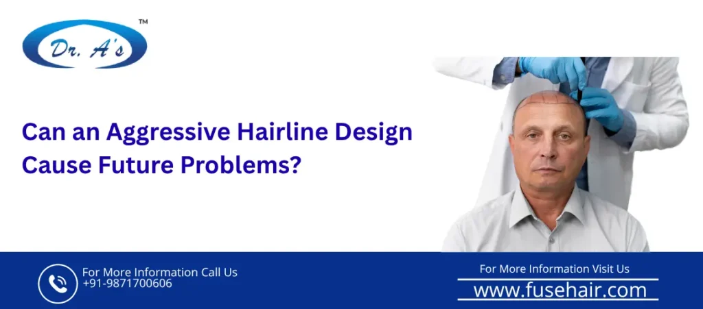 Hairline design in hair transplant
