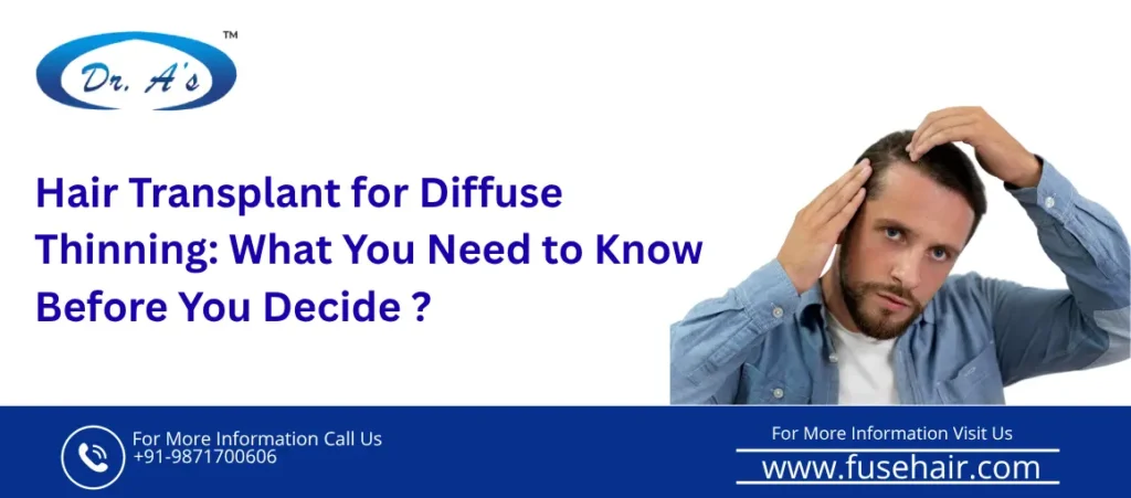 hair transplant for diffuse thinning