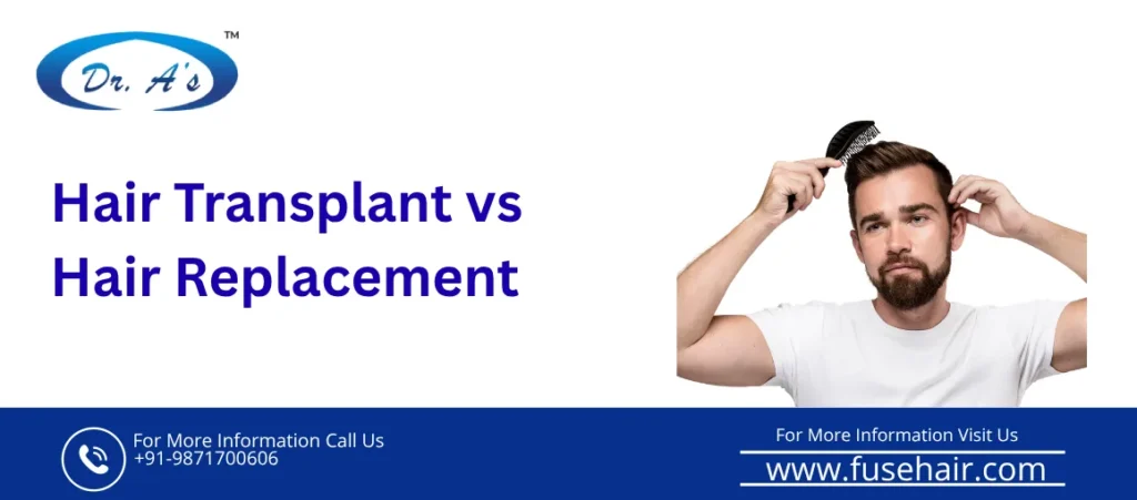 Hair Transplant vs Hair Replacement
